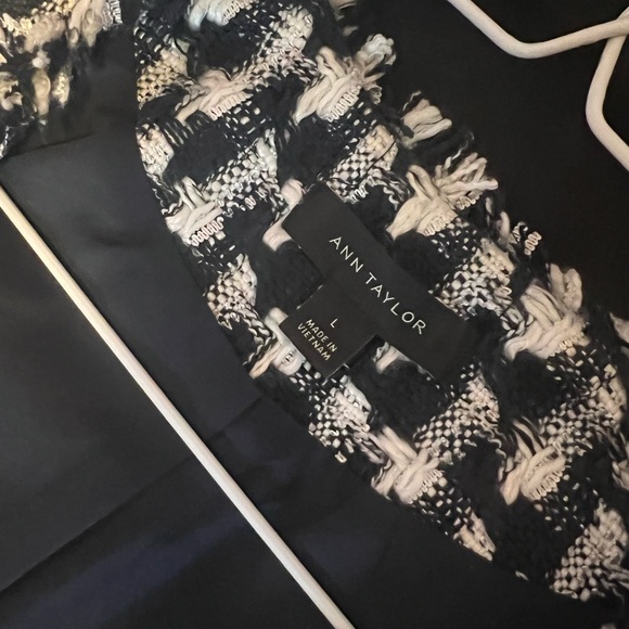 Ann Taylor Tweed Open Front Jacket - Picture 4 of 7